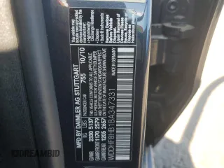 2011 Mercedes-Benz E 350 Luxury with VIN WDDHF8HB1BA347331, listed as a Copart auction lot 56376305 with 131,997 mi miles and Salvage title. Bid and sale history available at DreamBid. Image 12.