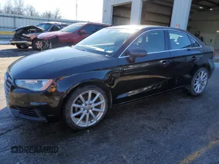 2015 Audi A3 2.0 TDI Premium with VIN WAUAJGFF4F1037736, listed as a Copart auction lot 88966675 with 101,343 mi miles and Salvage Title. Bid and sale history available at carsss.com. Image 1.