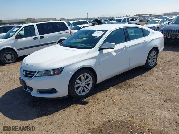 2018 Chevrolet Impala LT with VIN 2G1105S33J9173066, listed as a IAAI auction lot 41681090 with 105,686 mi miles. Bid and sale history available at carsss.com. Image 2.