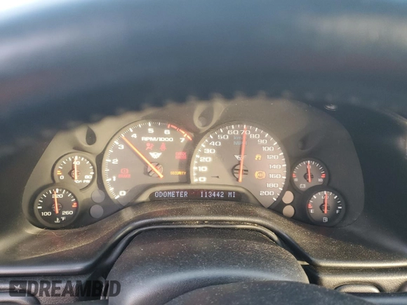 1998 Chevrolet Corvette with VIN 1G1YY22G8W5128394, listed as a Copart auction lot 42410835 with 113,442 mi miles and Salvage Title. Bid and sale history available at carsss.com. Image 9.