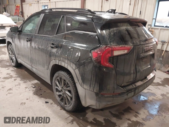 2024 GMC Terrain SLE with VIN 3GKALTEG9RL379135, listed as a IAAI auction lot 41270793 with 15,598 mi miles. Bid and sale history available at carsss.com. Image 3.
