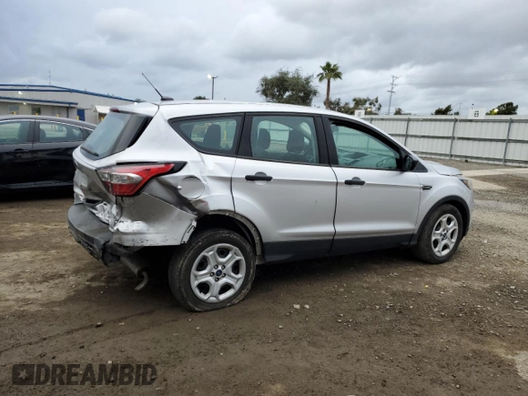 2018 Ford Escape S with VIN 1FMCU0F77JUC39556, listed as a Copart auction lot 46264845 with 50,932 mi miles and Salvage title. Bid and sale history available at DreamBid. Image 3.