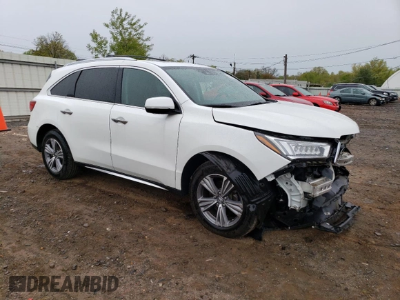 2020 Acura MDX with VIN 5J8YD4H39LL048808, listed as a Copart auction lot 50528193 with 14,449 mi miles. Bid and sale history available at carsss.com. Image 4.