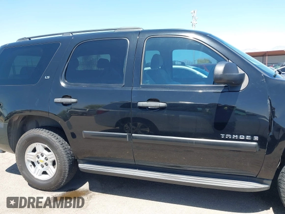 2008 Chevrolet Tahoe LS with VIN 1GNFC13C68R143398, listed as a IAAI auction lot 41970038 with 205,873 mi miles and . Bid and sale history available at DreamBid. Image 13.