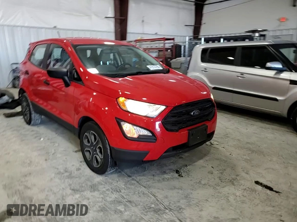 2020 Ford EcoSport S with VIN MAJ3S2FE7LC328353, listed as a Copart auction lot 41810795 with 84,103 mi miles and Salvage Title. Bid and sale history available at carsss.com. Image 15.