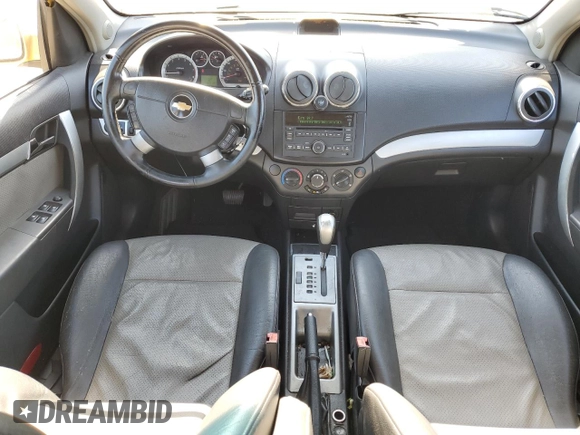 2010 Chevrolet Aveo 2LT with VIN KL1TG6DEXAB133847, listed as a Copart auction lot 56783285 with 120,120 mi miles and Salvage title. Bid and sale history available at DreamBid. Image 8.