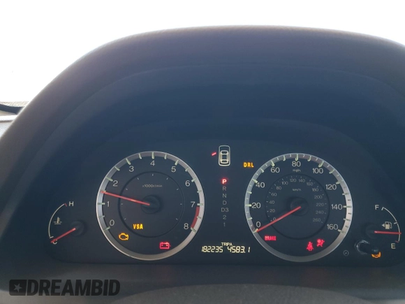 2010 Honda Accord EX with VIN 1HGCP2F7XAA116263, listed as a Copart auction lot 62386015 with 182,235 mi miles and Salvage title. Bid and sale history available at DreamBid. Image 9.