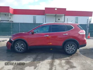 2016 Nissan Rogue SV with VIN KNMAT2MV3GP676246, listed as a IAAI auction lot 41915146 with 288,704 mi miles. Bid and sale history available at carsss.com. Image 15.