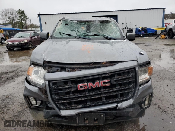 2021 GMC Canyon 2WD Elevation with VIN 1GTG5CEN2M1213215, listed as a Copart auction lot 44528235 with 145,326 mi miles and Salvage Title. Bid and sale history available at carsss.com. Image 5.