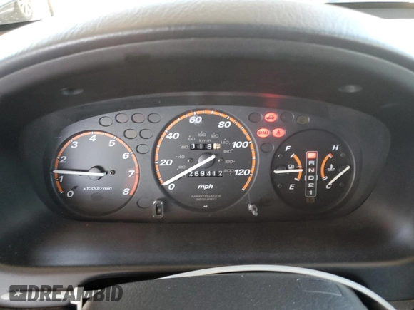2000 Honda CR-V EX z VIN JHLRD1863YC049913, wystawiony jako Copart lot #57705385 z przebiegiem 269 412 mil mil oraz Szkoda całkowita • Salvage title. Historia ofert i sprzedaży dostępna na DreamBid. Obrazek 9.
