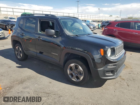 2017 Jeep Renegade Sport with VIN ZACCJBAB5HPG21181, listed as a Copart auction lot 64287605 with 104,070 mi miles and Clean title. Bid and sale history available at DreamBid. Image 4.