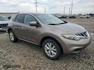 2011 Nissan Murano SL with VIN JN8AZ1MWXBW169574, listed as a Copart auction lot 50982905 with 127,270 mi miles and Salvage Title. Bid and sale history available at carsss.com. Image 4.