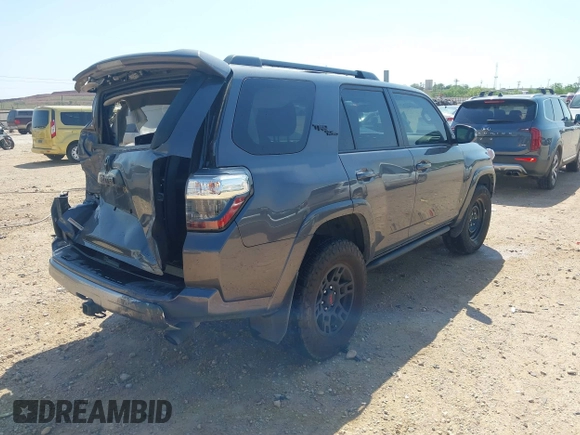 2023 Toyota 4Runner TRD Off Road Premium with VIN JTERU5JR1P6202743, listed as a IAAI auction lot 42021717 with 27,687 mi miles and . Bid and sale history available at DreamBid. Image 4.