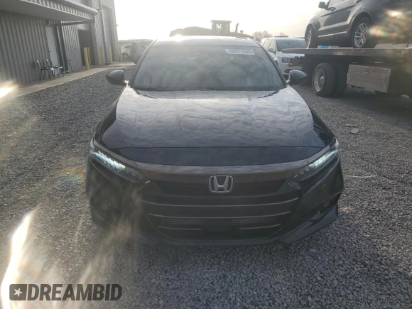 2021 Honda Accord Sport with VIN 1HGCV2F38MA006643, listed as a Copart auction lot 50971545 with 57,829 mi miles and Salvage title. Bid and sale history available at DreamBid. Image 5.