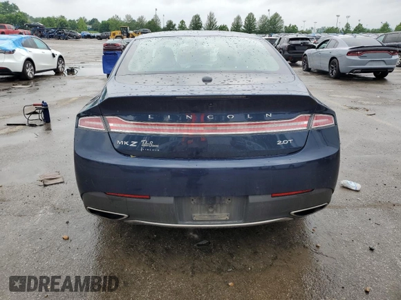 2017 Lincoln MKZ Premiere with VIN 3LN6L5A97HR628530, listed as a Copart auction lot 59408285 with 103,819 mi miles and Salvage title. Bid and sale history available at DreamBid. Image 6.