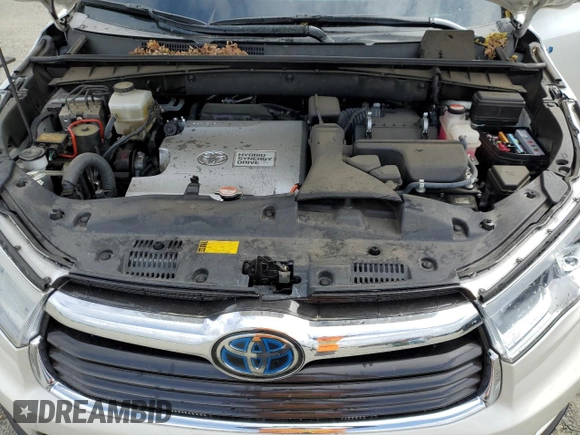 2016 Toyota Highlander Hybrid Limited with VIN 5TDDCRFH2GS014726, listed as a Copart auction lot 50967815 with 36,142 mi miles and Salvage Title. Bid and sale history available at carsss.com. Image 12.