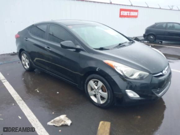 2012 Hyundai Elantra GLS with VIN KMHDH4AE8CU404698, listed as a IAAI auction lot 41988964 with 1 mi miles. Bid and sale history available at carsss.com. Image 1.