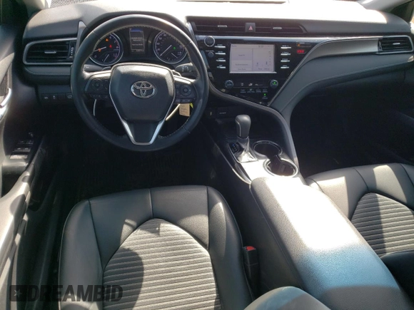 2019 Toyota Camry LE with VIN 4T1B11HK8KU216025, listed as a Copart auction lot 49624205 with 53,071 mi miles and Salvage Title. Bid and sale history available at carsss.com. Image 8.