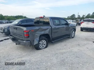 2022 Nissan Frontier SV with VIN 1N6ED1EJ1NN641280, listed as a IAAI auction lot 42097539 with 21,654 mi miles and . Bid and sale history available at DreamBid. Image 4.