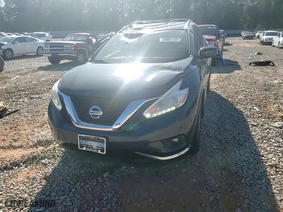 2017 Nissan Murano SL with VIN 5N1AZ2MG5HN132906, listed as a Copart auction lot 50062125 with 102,078 mi miles and Salvage Title. Bid and sale history available at carsss.com. Image 12.