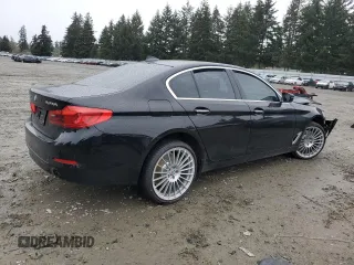 2017 BMW 5 Series 530i xDrive with VIN WBAJA7C34HWA69945, listed as a Copart auction lot 45941025 with Not Provided miles and Salvage Title. Bid and sale history available at carsss.com. Image 3.