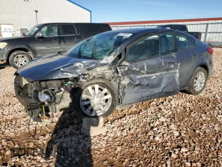 2016 Kia Forte LX with VIN KNAFX4A62G5608967, listed as a Copart auction lot 42758865 with 113,078 mi miles and Salvage Title. Bid and sale history available at carsss.com. Image 1.