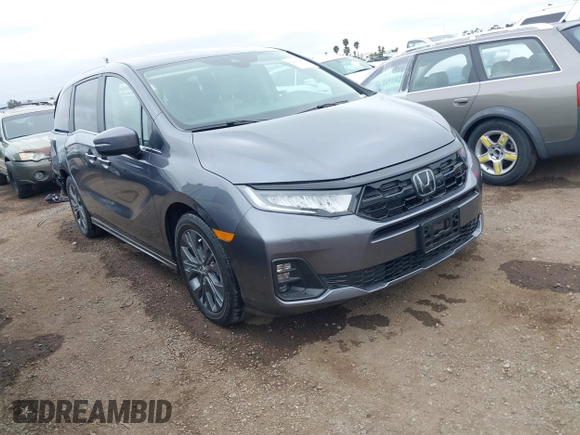 2025 Honda Odyssey Touring с VIN 5FNRL6H89SB014432, выставлен на аукционе IAAI как лот 41893957 с пробегом 3 082 миль миль и . История ставок и продаж доступна на DreamBid. Изображение 1.