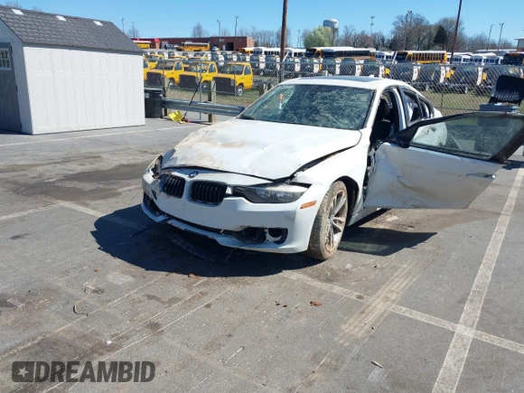 2013 BMW 3 Series 328i with VIN WBA3A5G59DNP25529, listed as a IAAI auction lot 41826295 with 95,091 mi miles. Bid and sale history available at carsss.com. Image 2.