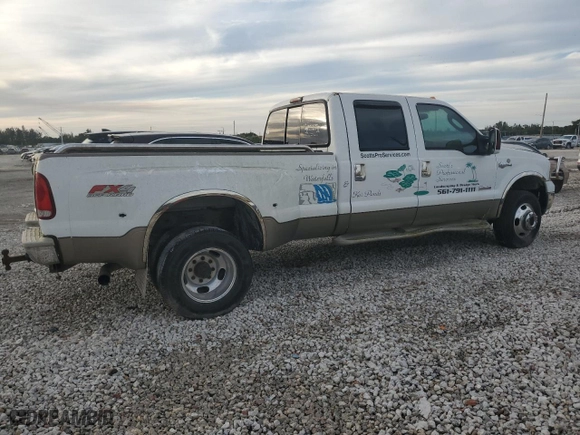 2005 Ford Super Duty F-350 DRW XL with VIN 1FTWW33P65EB66231, listed as a Copart auction lot 41369555 with 185,111 mi miles and Clean Title. Bid and sale history available at carsss.com. Image 3.