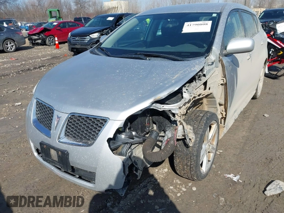 2009 Pontiac Vibe 1SB with VIN 5Y2SP67019Z407279, listed as a IAAI auction lot 41790808 with 146,774 mi miles and . Bid and sale history available at carsss.com. Image 6.