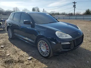 2009 Porsche Cayenne GTS with VIN WP1AD29P69LA62369, listed as a Copart auction lot 46684985 with 139,856 mi miles and Salvage title. Bid and sale history available at DreamBid. Image 4.