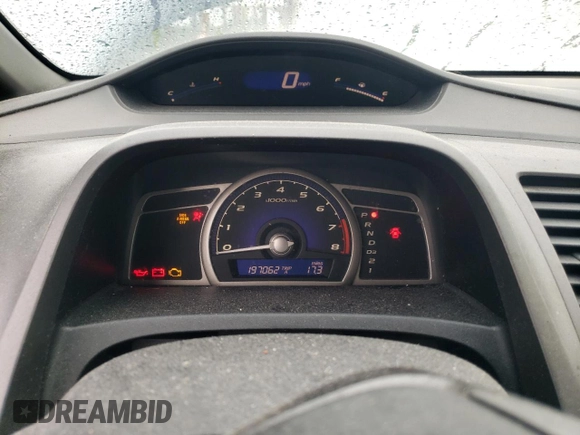2008 Honda Civic LX with VIN 1HGFA16588L114789, listed as a Copart auction lot 55863815 with 197,062 mi miles and Clean Title. Bid and sale history available at DreamBid. Image 9.