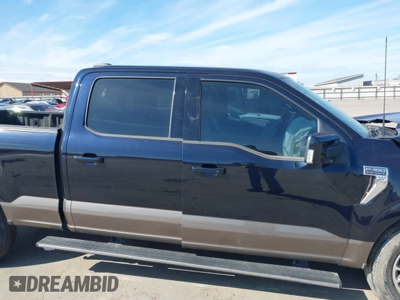2021 Ford F-150 XL with VIN 1FTFW1E83MFD05167, listed as a IAAI auction lot 39005032 with 57,659 mi miles. Bid and sale history available at carsss.com. Image 14.