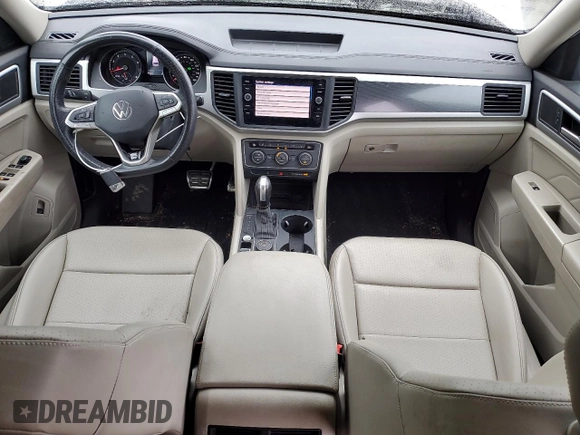 2021 Volkswagen Atlas SE with VIN 1V2RR2CA7MC611353, listed as a Copart auction lot 57562115 with 91,619 mi miles and Salvage title. Bid and sale history available at DreamBid. Image 8.
