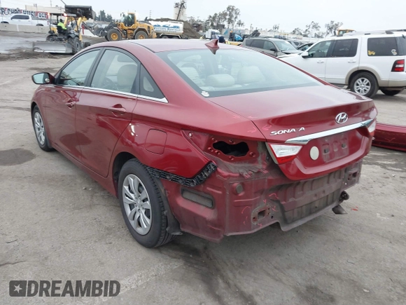 2011 Hyundai Sonata GLS with VIN 5NPEB4AC7BH097235, listed as a IAAI auction lot 41896579 with 127,456 mi miles. Bid and sale history available at carsss.com. Image 3.