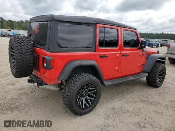 2023 Jeep Wrangler Sport with VIN 1C4HJXDG5PW527992, listed as a Copart auction lot 73312234 with 32,686 mi miles and Salvage Title. Bid and sale history available at DreamBid. Image 3.