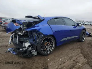 2020 Jaguar I-PACE S with VIN SADHB2S15L1F78891, listed as a Copart auction lot 43526755 with 0 mi miles and Salvage Title. Bid and sale history available at carsss.com. Image 3.