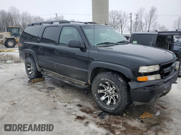 2005 Chevrolet Suburban Z71 with VIN 3GNFK16Z95G243171, listed as a Copart auction lot 43341255 with 273,083 mi miles and Clean Title. Bid and sale history available at carsss.com. Image 4.