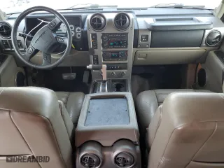 2003 Hummer H2 with VIN 5GRGN23U83H124614, listed as a Copart auction lot 50595255 with 121,356 mi miles and Salvage Title. Bid and sale history available at carsss.com. Image 8.