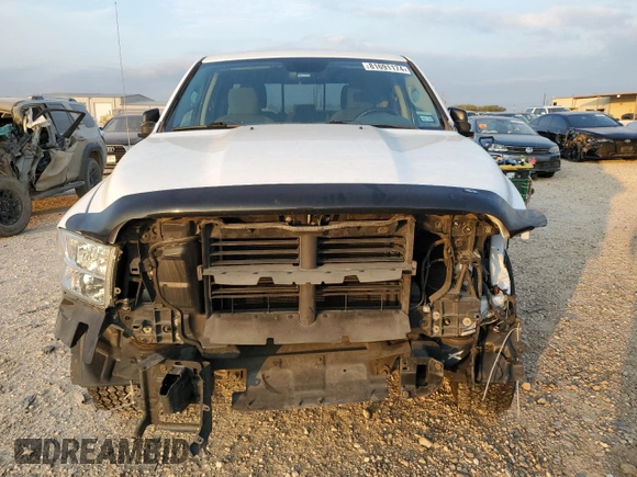 2018 Ram 1500 SLT with VIN 1C6RR7GG9JS247393, listed as a Copart auction lot 81691174 with 55,564 mi miles and Salvage title. Bid and sale history available at DreamBid. Image 5.