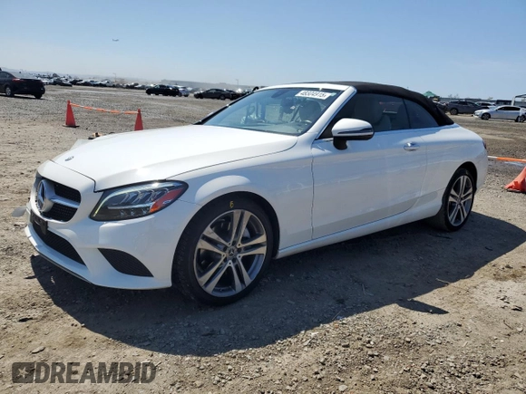 2019 Mercedes-Benz C 300 with VIN WDDWK8DB8KF870731, listed as a Copart auction lot 48304915 with 52,471 mi miles and Salvage Title. Bid and sale history available at carsss.com. Image 1.