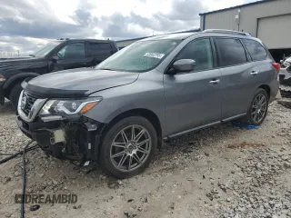 2018 Nissan Pathfinder S z VIN 5N1DR2MM6JC631069, wystawiony jako Copart lot #52002295 z przebiegiem 121 020 mil mil oraz Tytuł czysty. Historia ofert i sprzedaży dostępna na DreamBid. Obrazek 1.