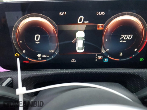 2021 Mercedes-Benz CLA with VIN W1K5J4HB3MN189791, listed as a Copart auction lot 83759684 with 141,439 mi miles and Salvage Title. Bid and sale history available at carsss.com. Image 9.