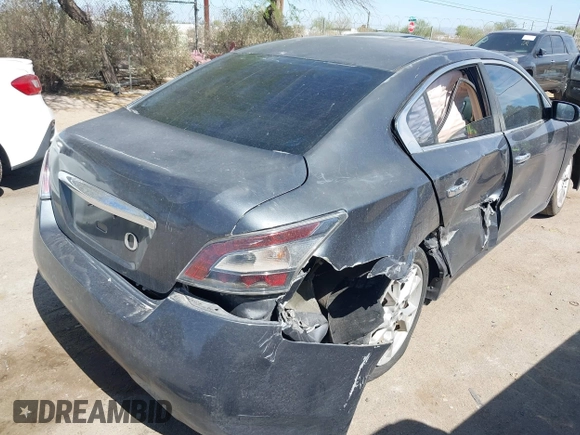 2013 Nissan Maxima S with VIN 1N4AA5APXDC838301, listed as a IAAI auction lot 42269713 with 173,265 mi miles and . Bid and sale history available at DreamBid. Image 4.