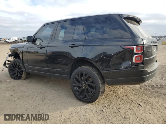 2018 Land Rover Range Rover with VIN SALGS2RE1JA380702, listed as a Copart auction lot 85476474 with 78,905 mi miles and Salvage title. Bid and sale history available at DreamBid. Image 2.