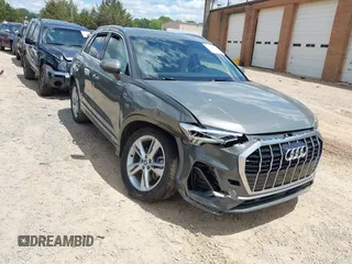 2020 Audi Q3 S line Premium Plus z VIN WA1EECF34L1030072, wystawiony jako IAAI lot #42198776 z przebiegiem 20 362 mil mil oraz . Historia ofert i sprzedaży dostępna na DreamBid. Obrazek 1.
