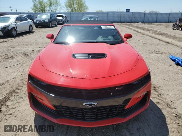 2019 Chevrolet Camaro 2SS z VIN 1G1FH3D7XK0126969, wystawiony jako Copart lot #55491575 z przebiegiem 9 156 mil mil oraz Szkoda całkowita • Salvage title. Historia ofert i sprzedaży dostępna na DreamBid. Obrazek 5.