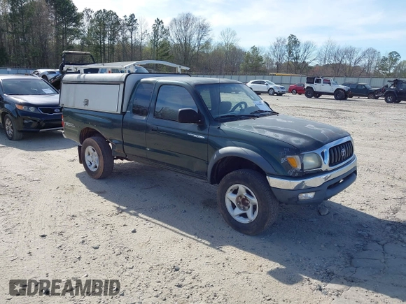 2002 Toyota Tacoma PreRunner z VIN 5TESN92N62Z119262, wystawiony jako IAAI lot #41848612 z przebiegiem 324 700 mil mil oraz . Historia ofert i sprzedaży dostępna na DreamBid. Obrazek 1.