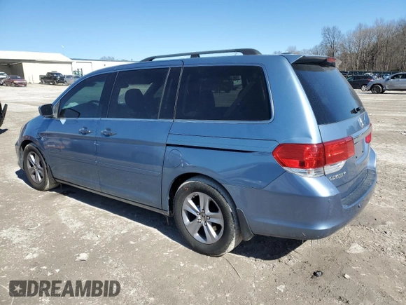 2008 Honda Odyssey Touring with VIN 5FNRL38948B113384, listed as a Copart auction lot 46405045 with 179,520 mi miles and Salvage Title. Bid and sale history available at carsss.com. Image 2.