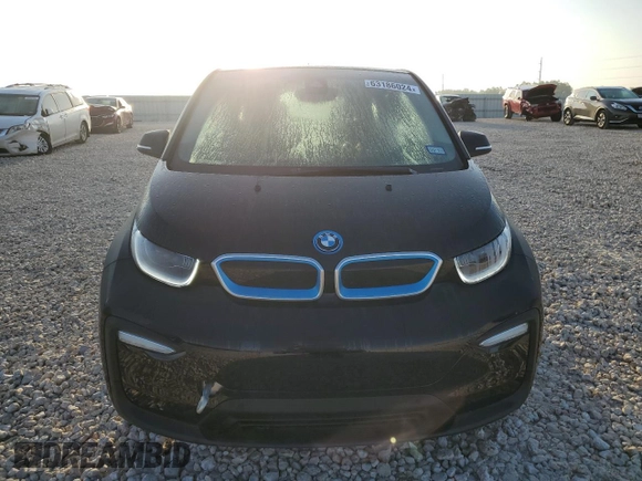 2021 BMW i3 with VIN WBY8P2C03M7K07077, listed as a Copart auction lot 63186024 with 6,381 mi miles and Salvage Title. Bid and sale history available at carsss.com. Image 5.